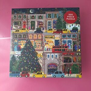 Galison Winter Lights 500 Piece Jigsaw Puzzle Joy Laforme NYC Christmas 20x20